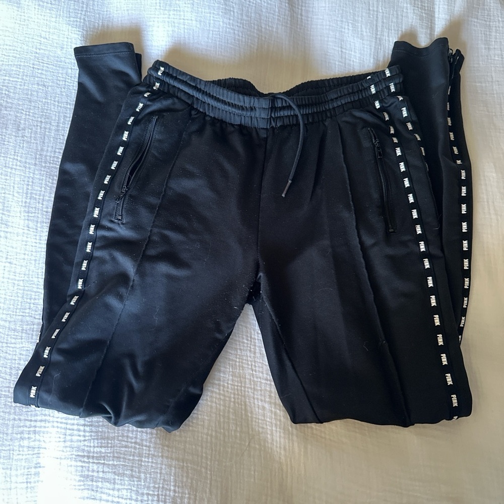 PINK Victoria's Secret Black Joggers